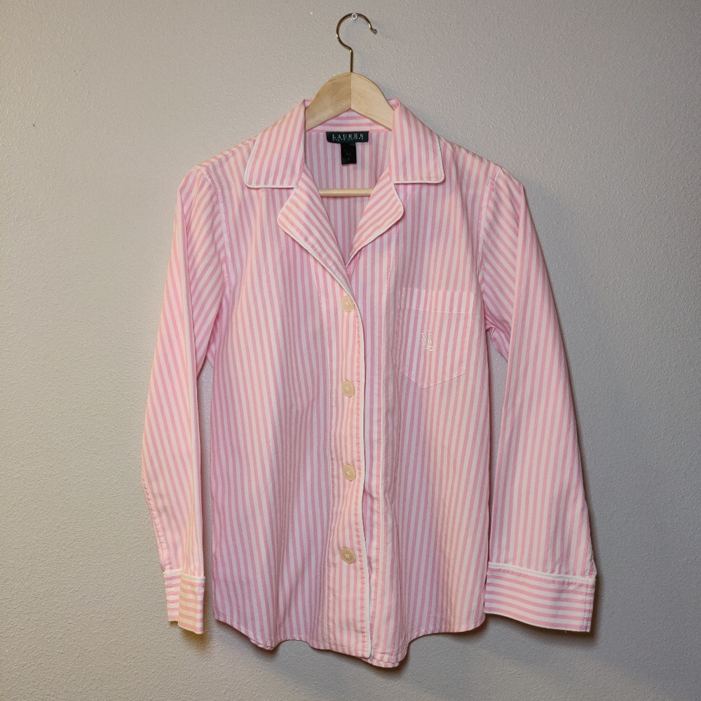 Ralph Lauren Womens Lightweight Summer Pajama Top